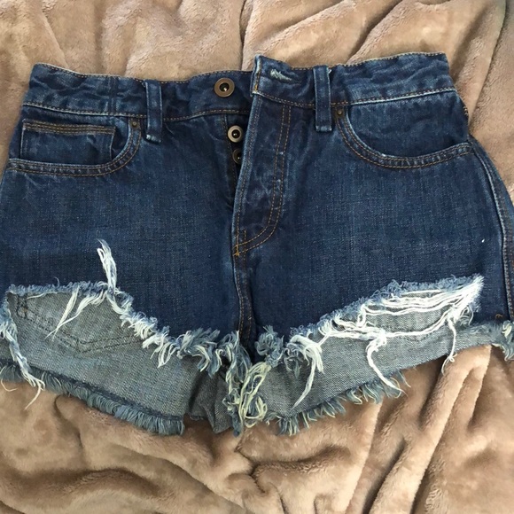 NWOT free people high waisted shorts - Picture 2 of 4
